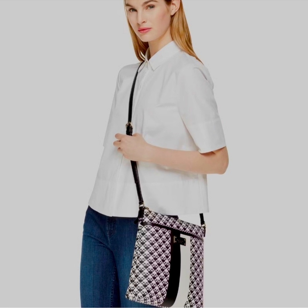 Kate Spade Penn Place Keisha Jacquard Crossbody Bag